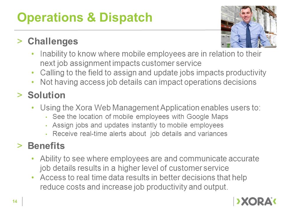 Operations & Dispatch Challenges Solution Benefits