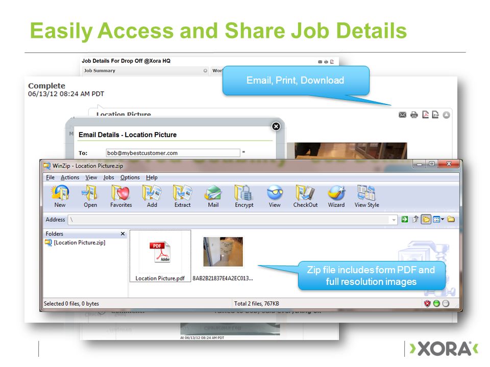 Easily Access and Share Job Details
