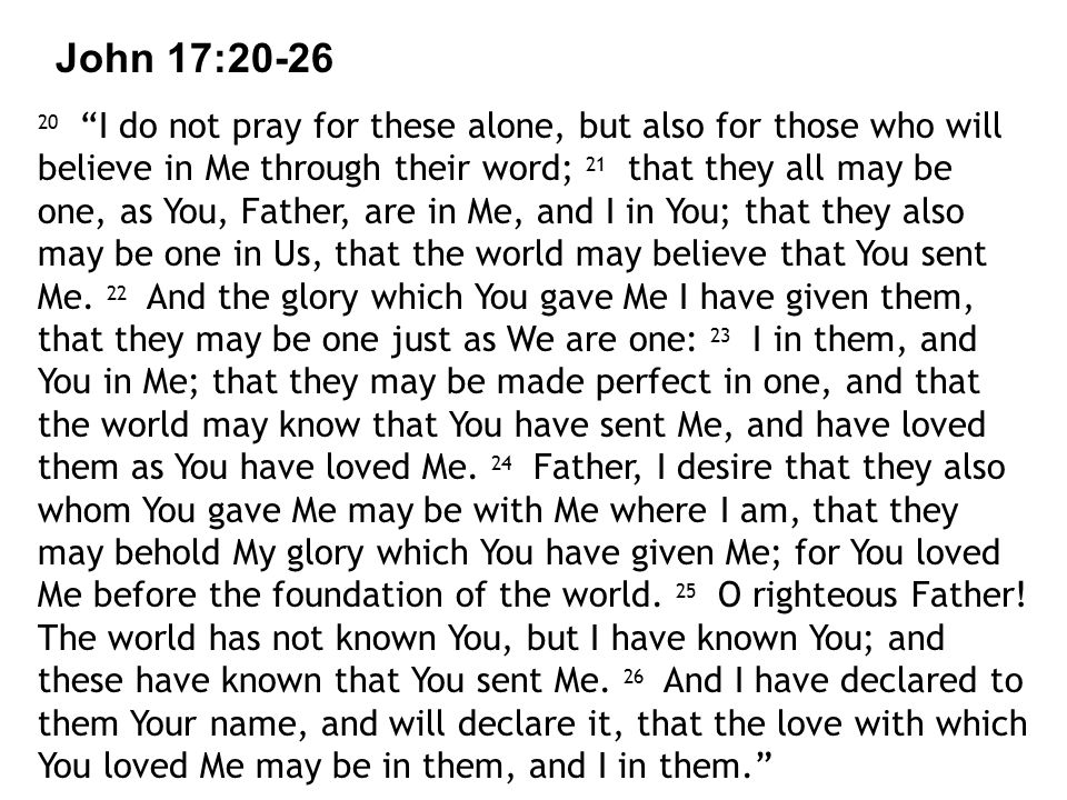 John 17:20-26