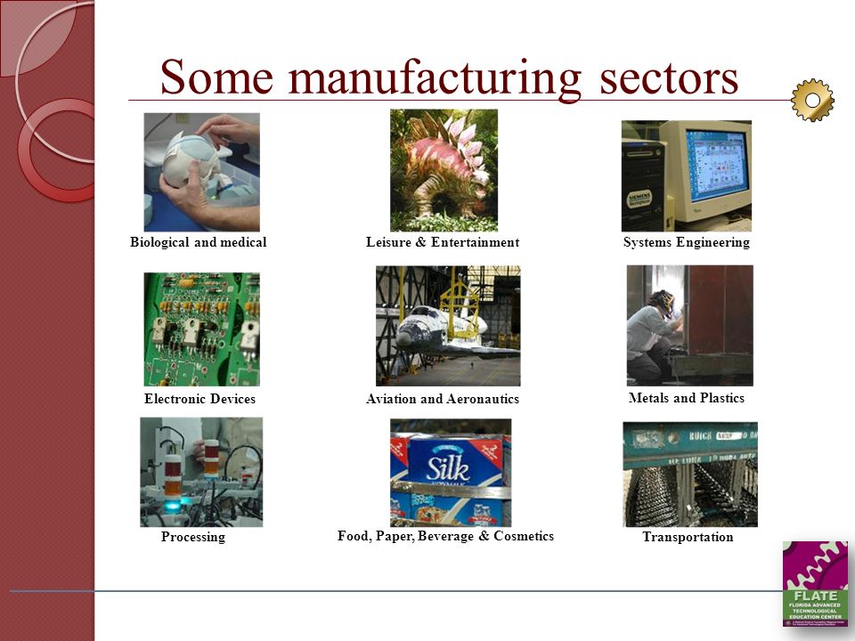 Some manufacturing sectors