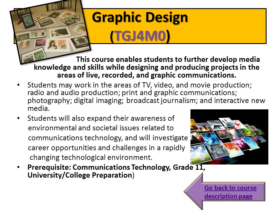 Graphic Design (TGJ4M0)