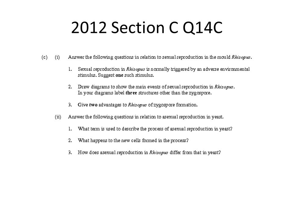 2012 Section C Q14C