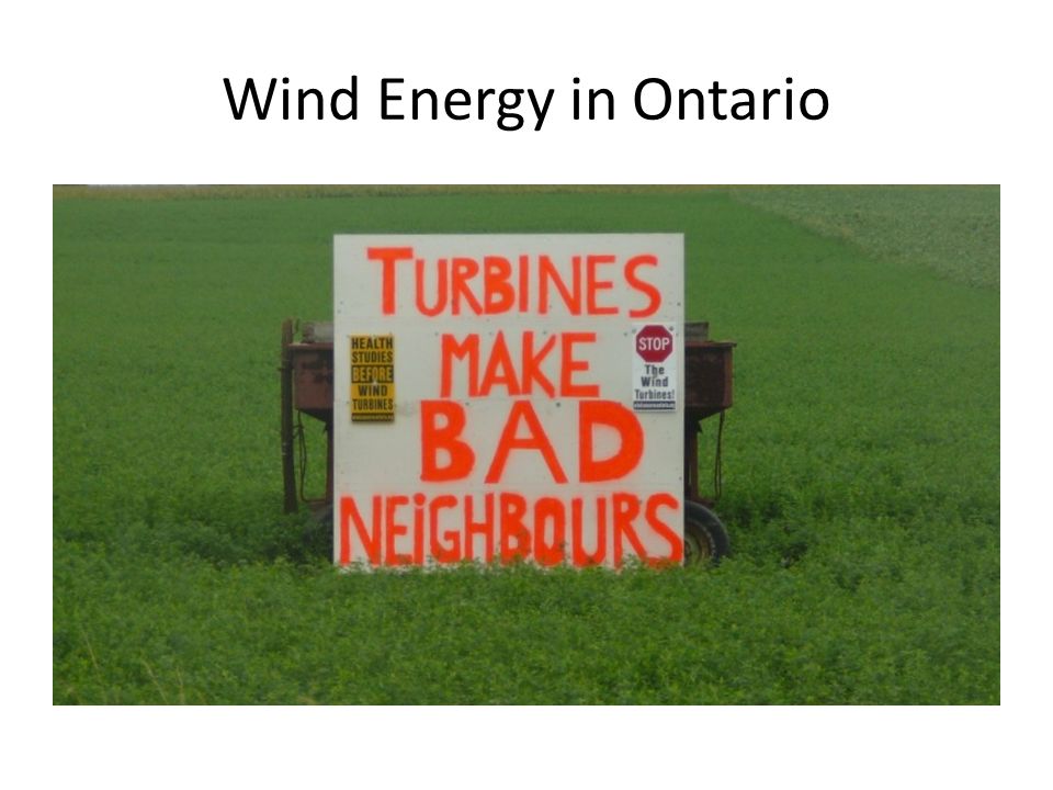 Wind Energy in Ontario
