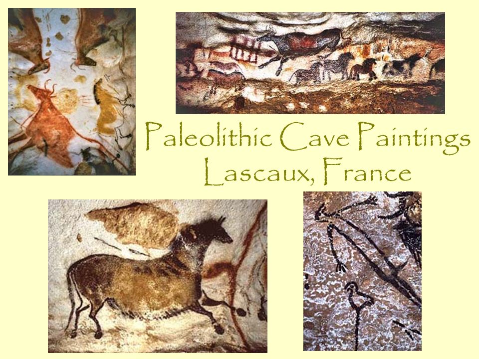 Paleolithic Cave Paintings Lascaux, France