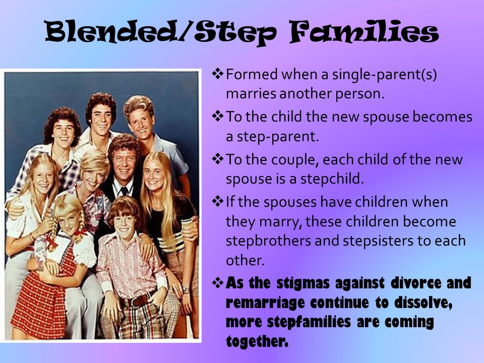 Blended/Step Families