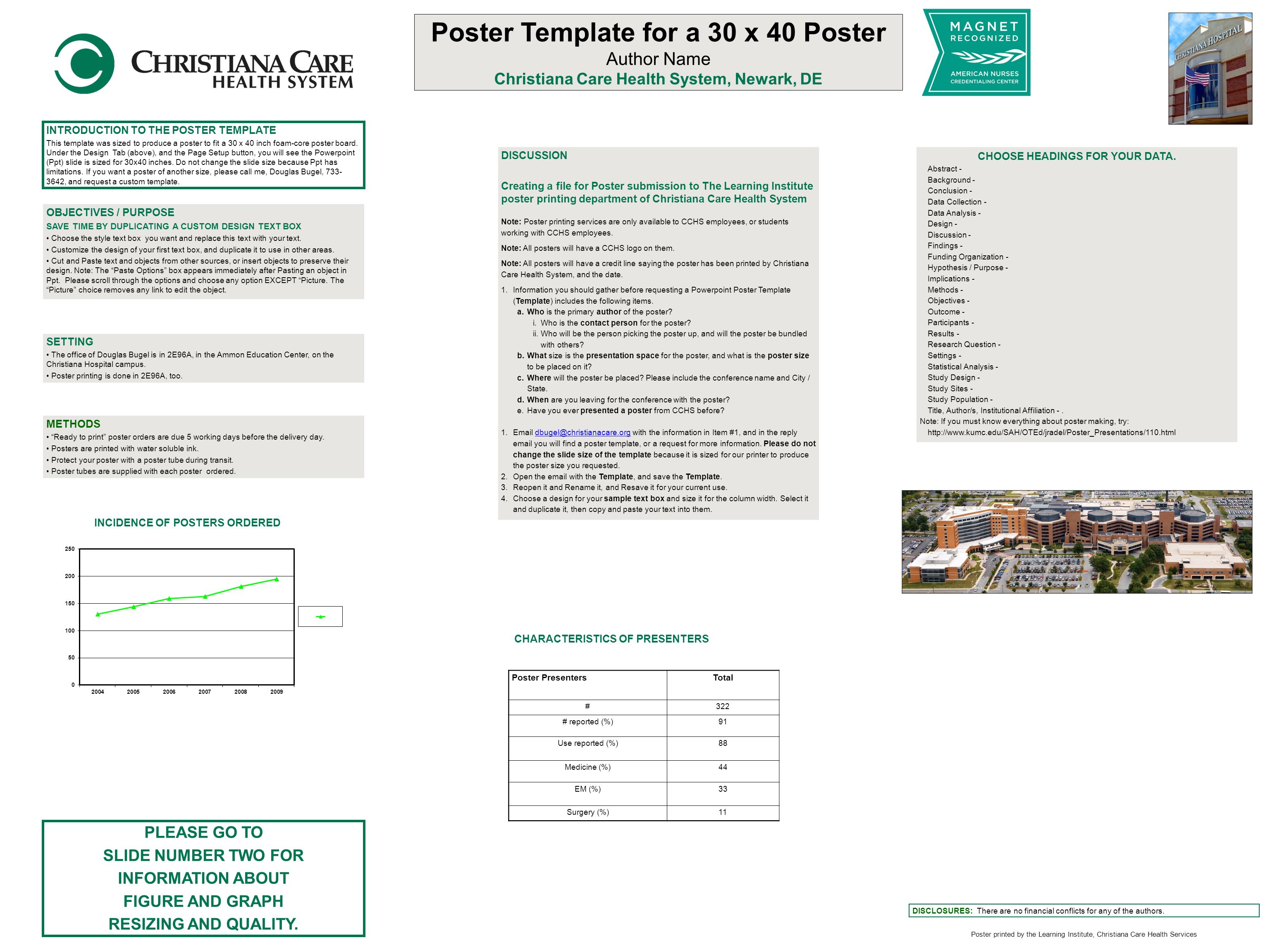 Poster Template For A 30 X 40 Poster Ppt Video Online Download