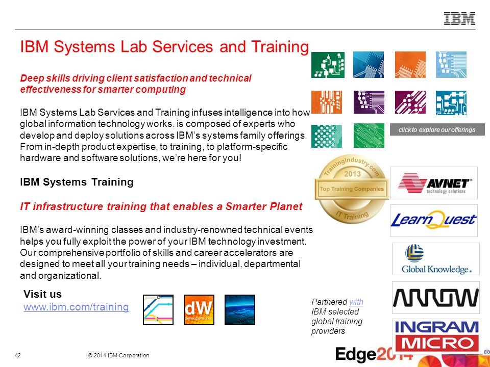 IBM Systems Lab Services and Training