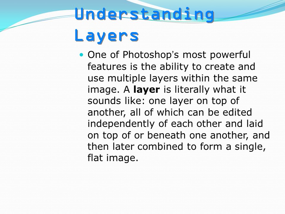 Understanding Layers