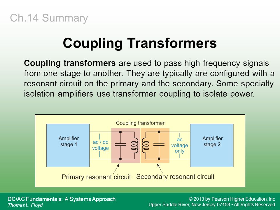 Coupling Transformers