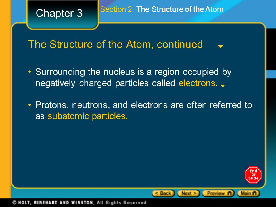 The Structure of the Atom, continued