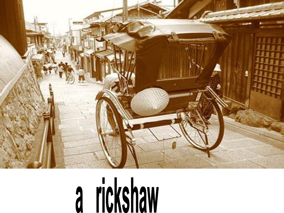 a rickshaw