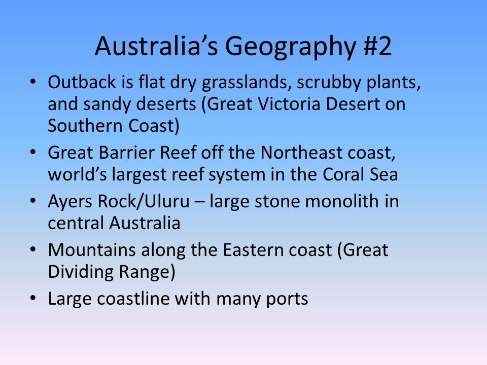 Australia’s Geography #2