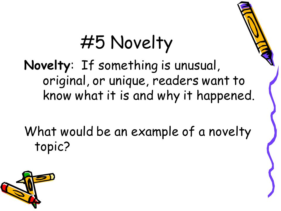 #5 Novelty