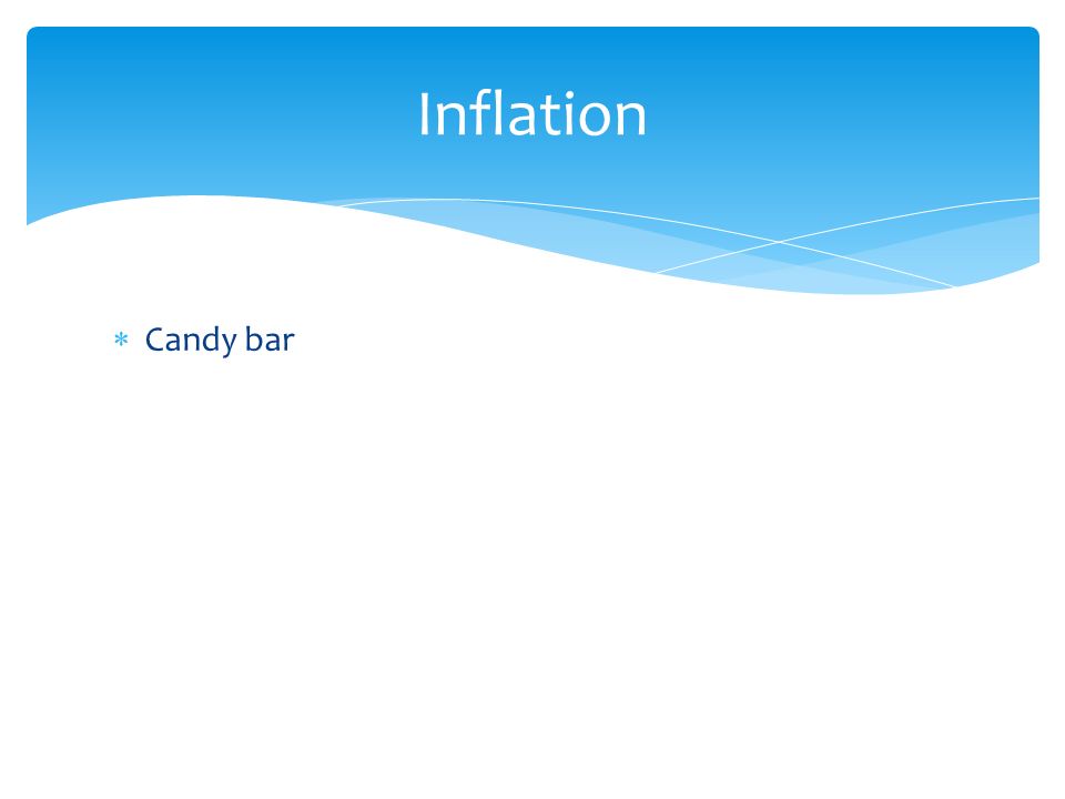 Inflation Candy bar