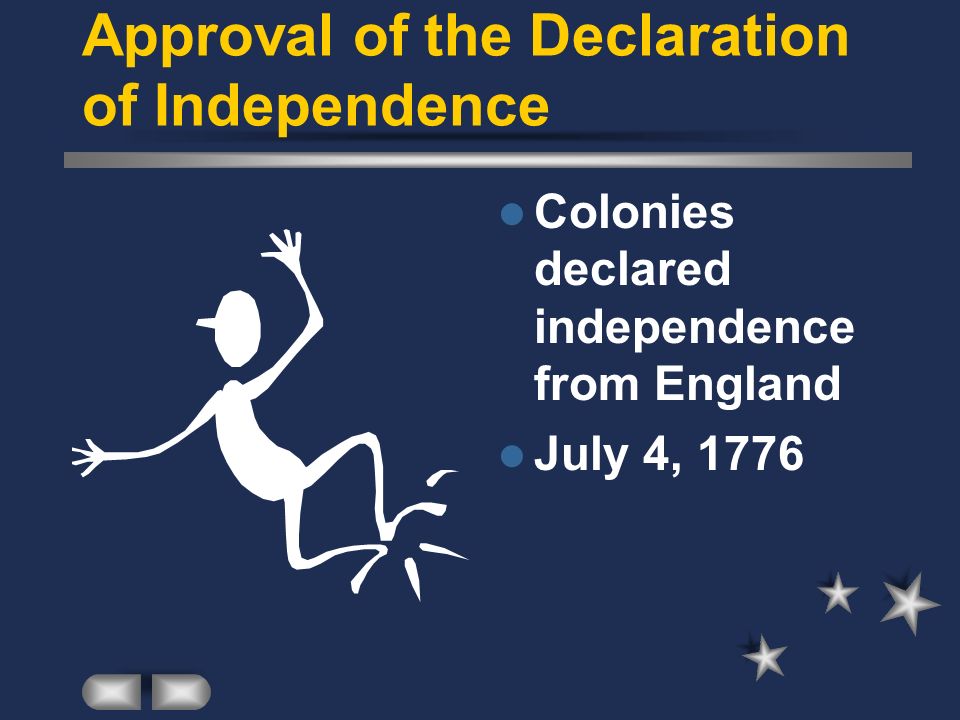 Approval of the Declaration of Independence