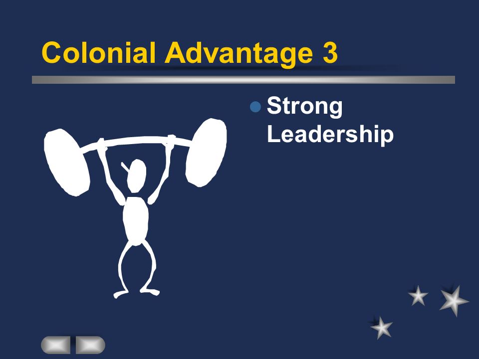 Colonial Advantage 3 Strong Leadership