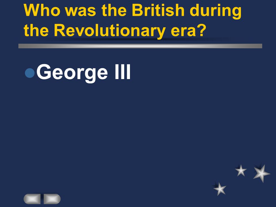 Who was the British during the Revolutionary era