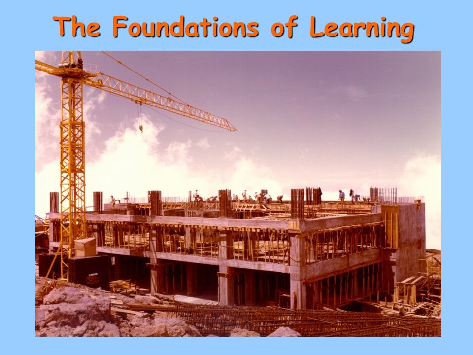 The Foundations of Learning