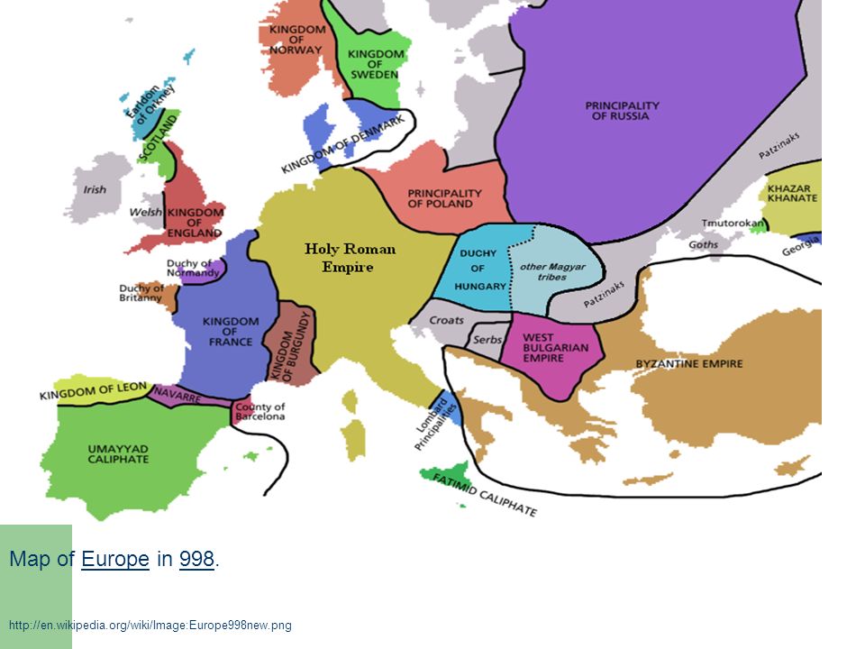 Map of Europe in