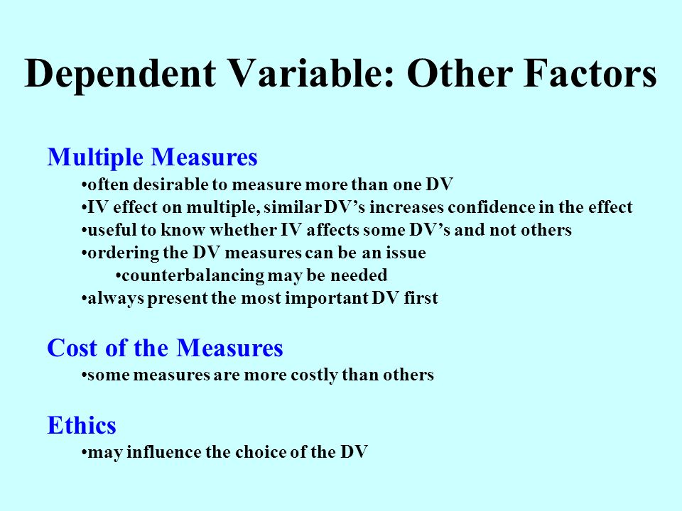 Dependent Variable: Other Factors