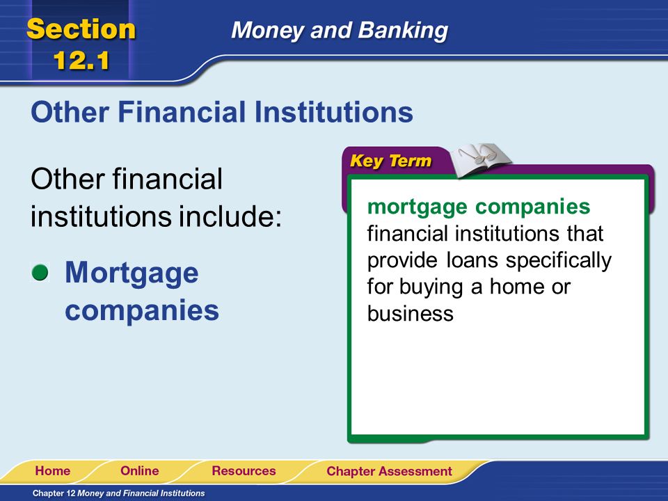 Other Financial Institutions
