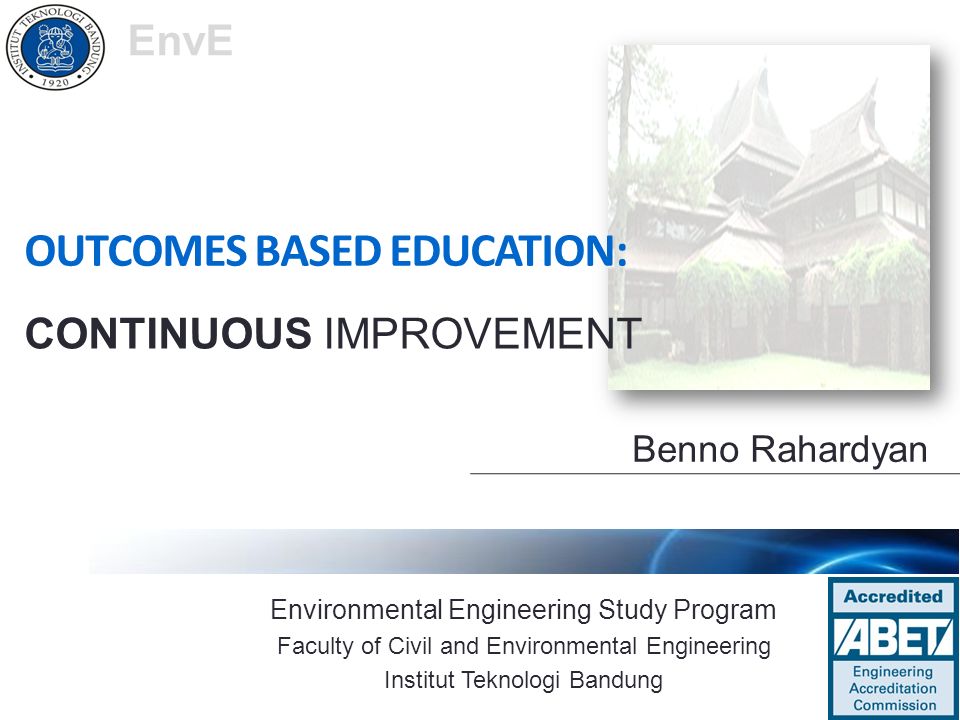 Faculty Of Civil And Environmental Engineering Of Institut Teknologi Bandung