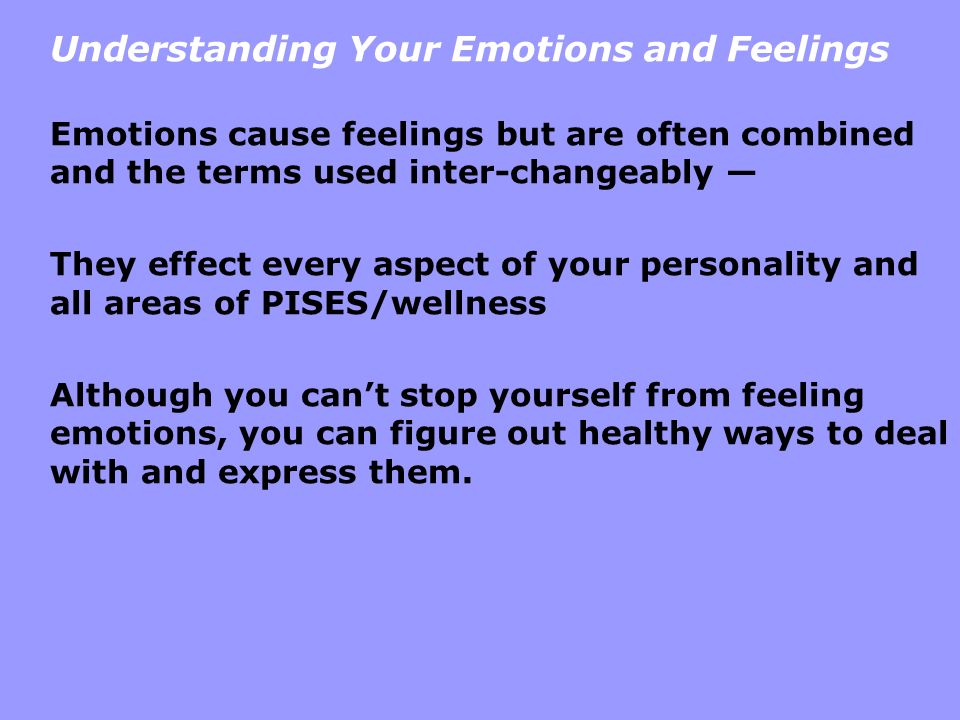 Understanding Your Emotions and Feelings