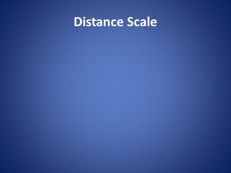 Distance Scale