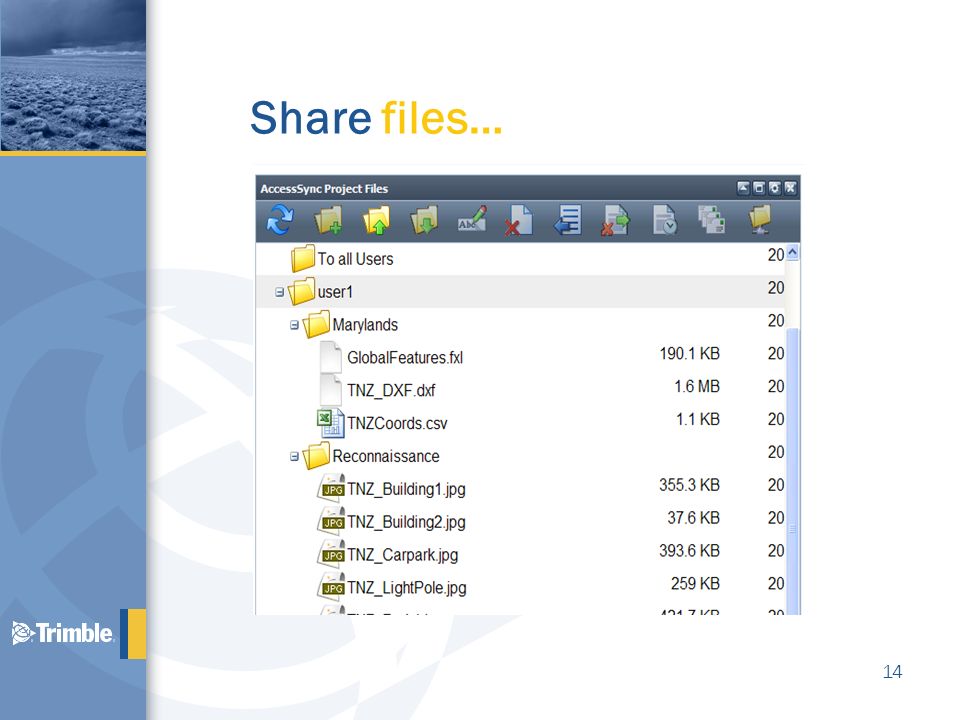 Share files…