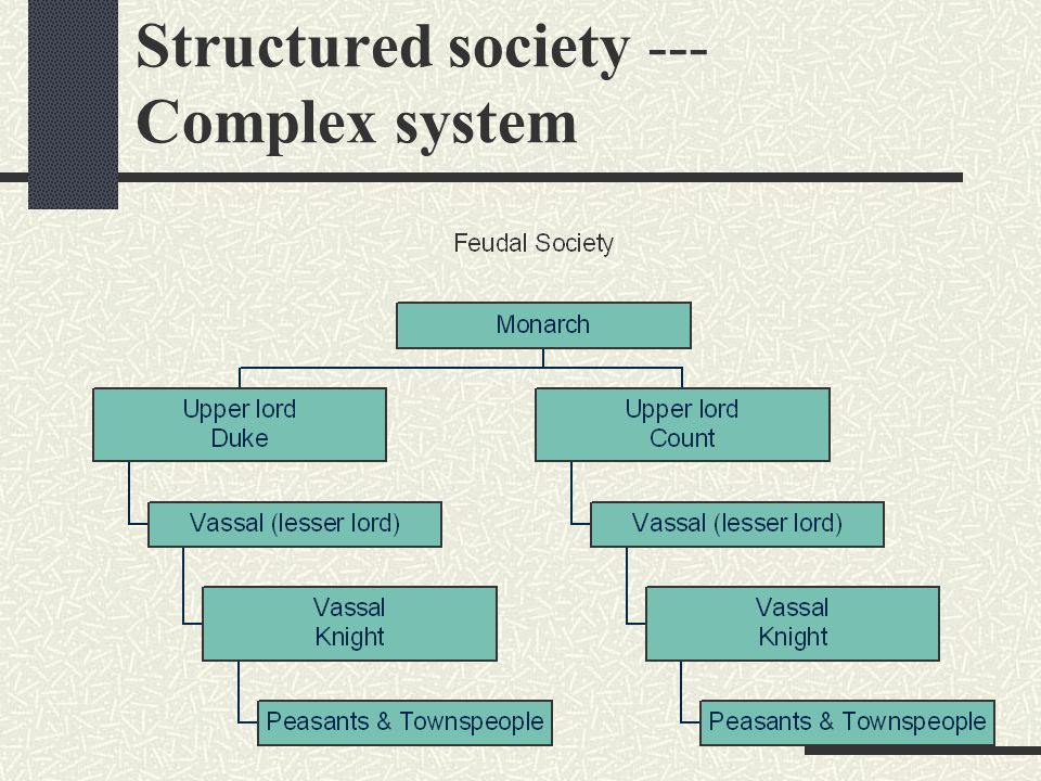 Structured society --- Complex system