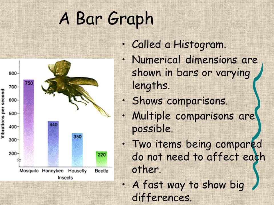 A Bar Graph Called a Histogram.