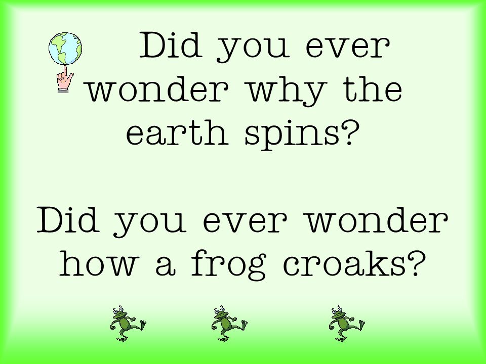 Did you ever wonder why the earth spins
