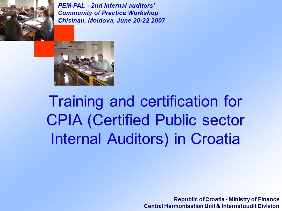 PEM-PAL - 2nd Internal auditors’ Community of Practice Workshop