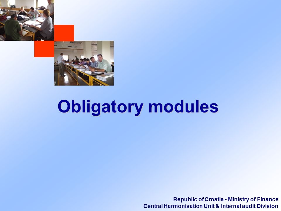 Obligatory modules