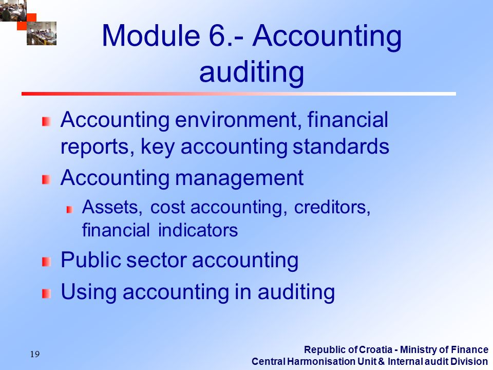 Module 6.- Accounting auditing