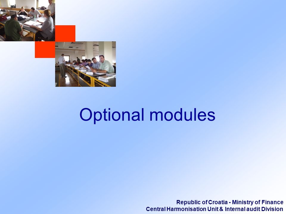 Optional modules