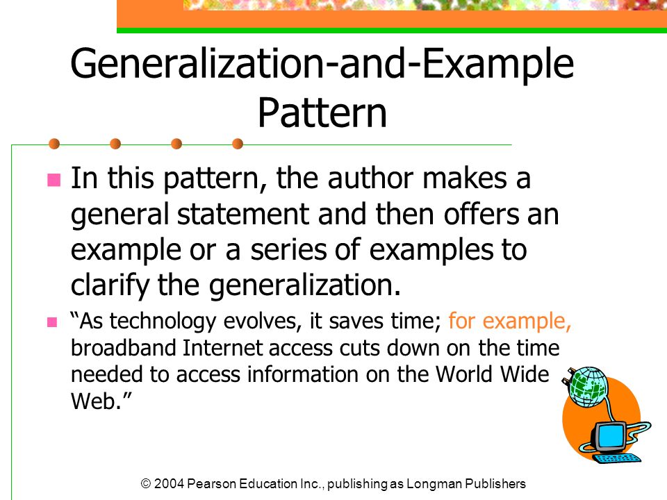 Generalization-and-Example Pattern