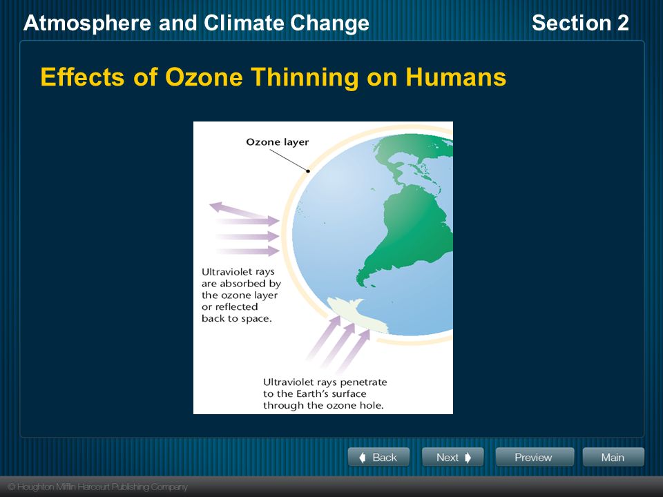 Effects of Ozone Thinning on Humans