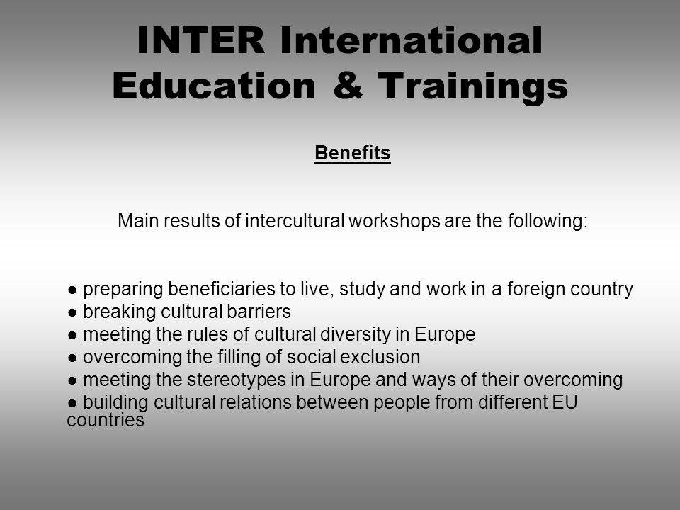 INTER International Education & Trainings