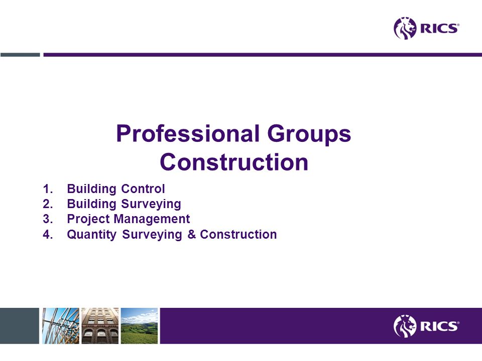 Professional Groups Construction