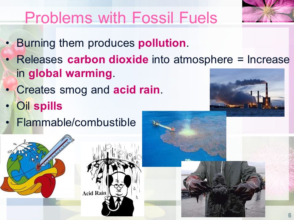Problems with Fossil Fuels