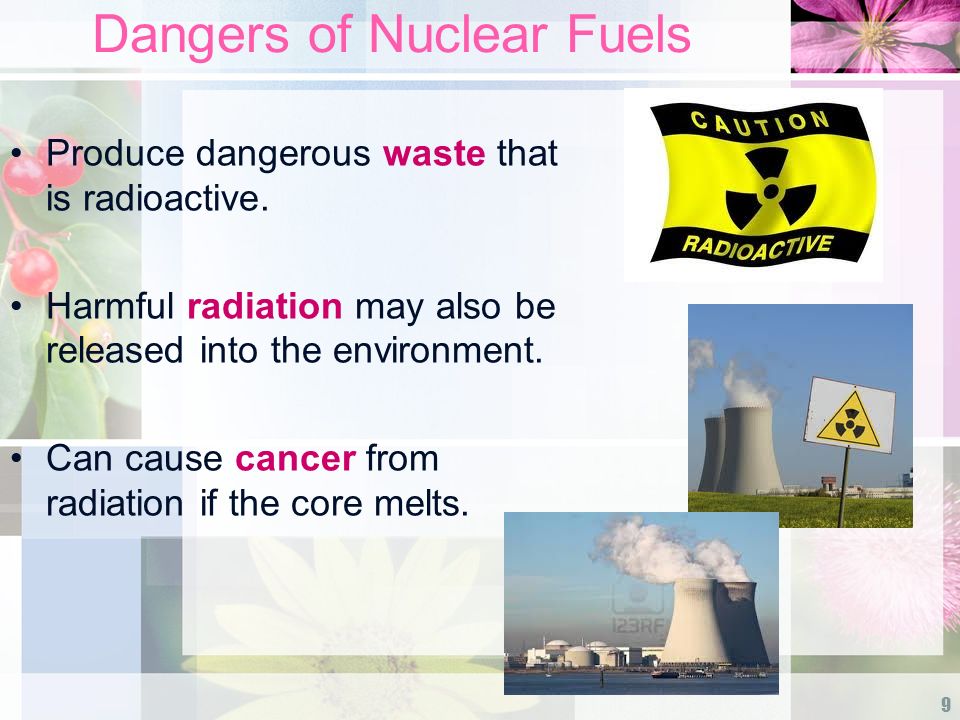 Dangers of Nuclear Fuels