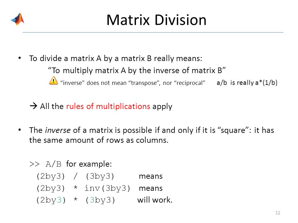 Matrix+Division+To+divide+a+matrix+A+by+