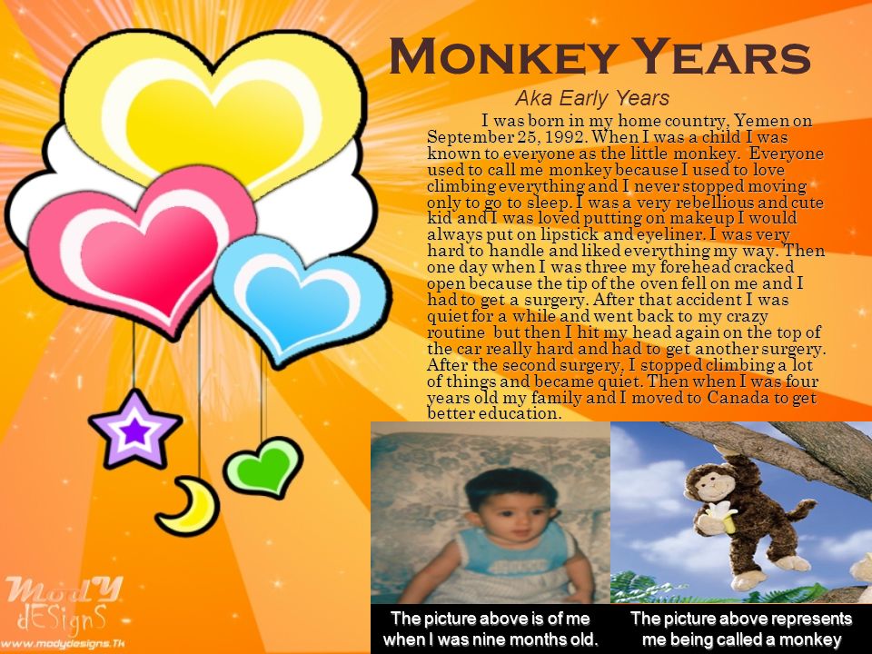 Monkey Years Aka Early Years