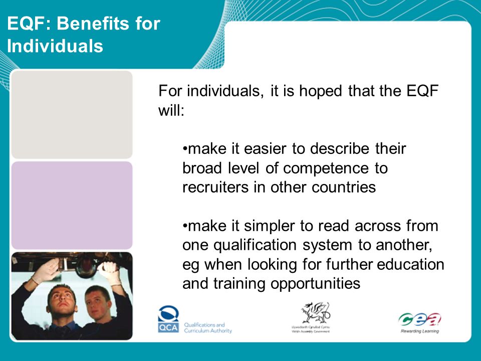 EQF: Benefits for Individuals