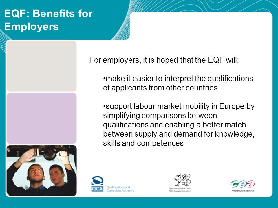 EQF: Benefits for Employers