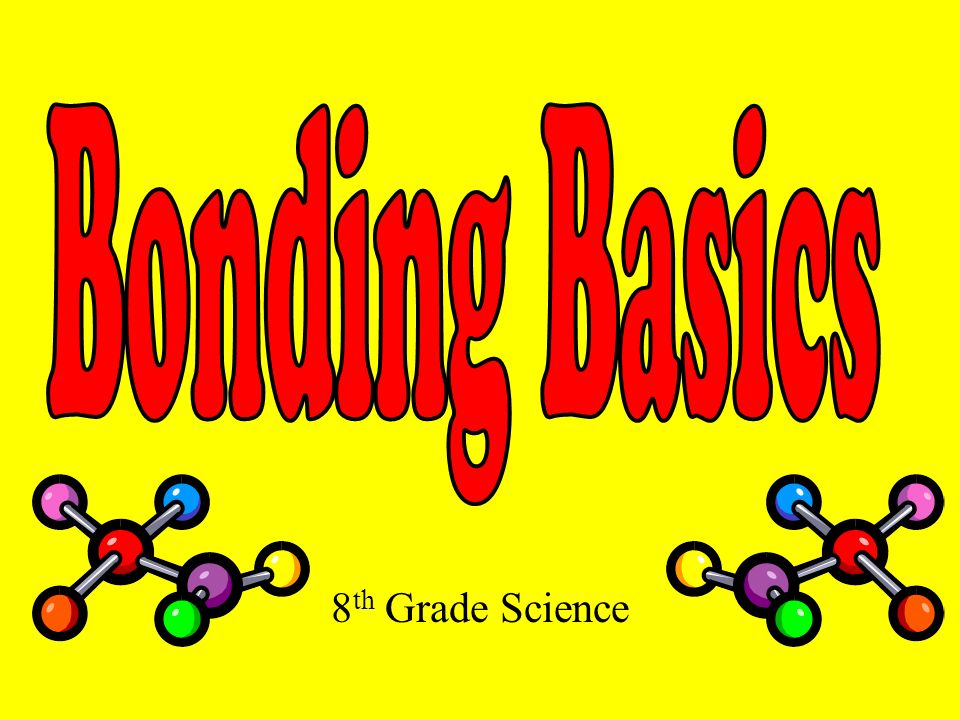 Bonding Basics 8th Grade Science