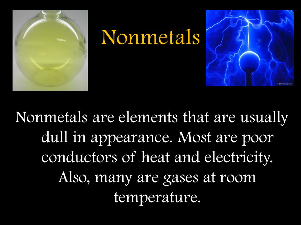 Nonmetals