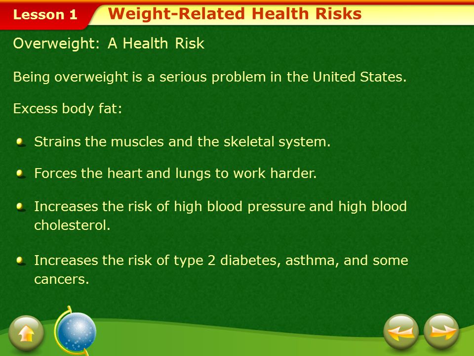 Weight-Related Health Risks