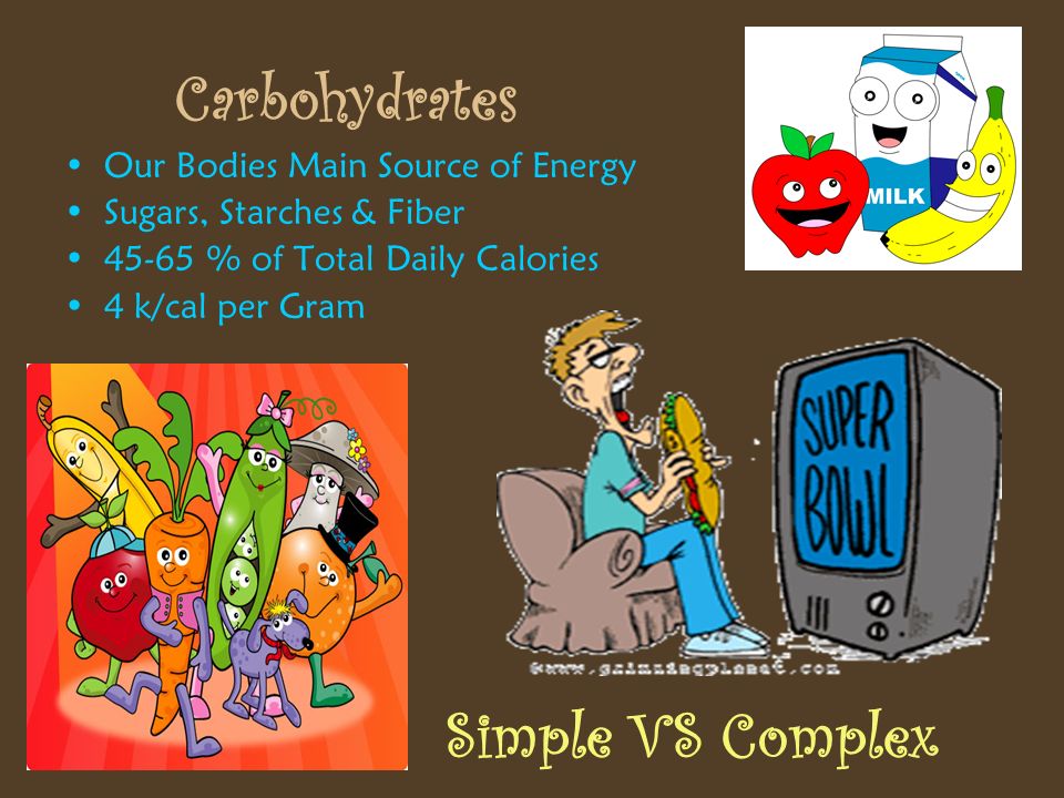 Carbohydrates Simple VS Complex